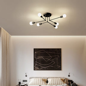 Luminária Nordic Moderna Minimalista Arte LED Lâmpada de Teto Mega Mulher store 