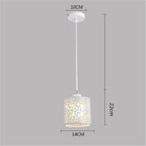 Lustre Pendente de Ferro Moderna Teto de LED Sala de Jantar Mega Mulher store Modelo 1 