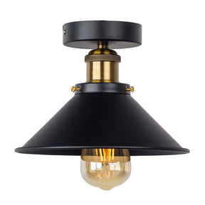 Luz de Teto Dispositivo Elétrico de Metal Vintage Rústico Estilo Aldeia Mega Mulher store 