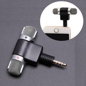 Mini Microfone Estéreo Notebook Câmera Celular P2 Preto + Frete Grátis + Envio Imediato + Brinde