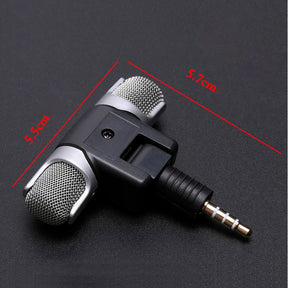 Mini Microfone Estéreo Notebook Câmera Celular P2 Preto + Frete Grátis + Envio Imediato + Brinde