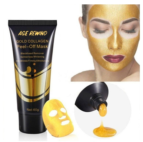 Mascara Gold Colageno Anti Envelhecimento e Rugas com Clareamento Facial