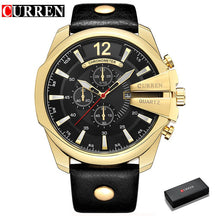 Relógio Curren Homens Luxo Moda Casual + Frete Grátis + Envio Imediato + Brinde