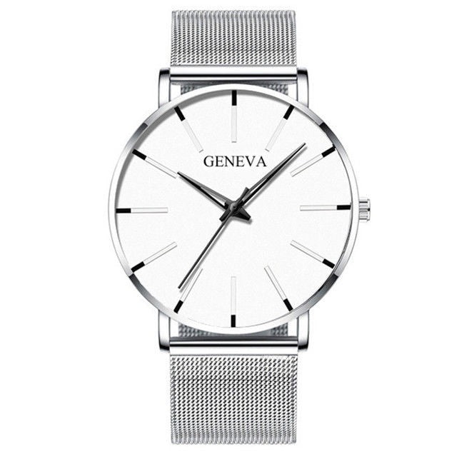 Relógio Geneva Unissex + Frete Grátis + Envio Imediato + Brinde