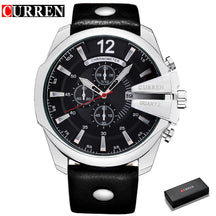 Relógio Curren Homens Luxo Moda Casual + Frete Grátis + Envio Imediato + Brinde