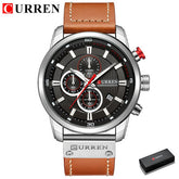 Relógio Curren Masculino Moda Quartz de Luxo + Frete Grátis + Envio Imediato + Brinde