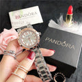 Relógio Pandora Feminino de Aço Inoxidável Casual + Frete Grátis + Envio Imediato + Frete