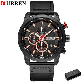 Relógio Curren Masculino Moda Quartz de Luxo + Frete Grátis + Envio Imediato + Brinde