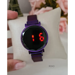 Relógio Touch Feminino Dourado Rose + Frete Grátis + Envio Imediato + Brinde