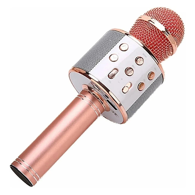 Microfone Karaokê Bluetooth Efeito Voz Modo Gravação + Frete Grátis + Envio Imediato + Brinde