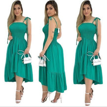 Vestido Longo Rodado Viscose Lastex no Peito Moda Verão + Frete Grátis + Envio Imediato + Brinde