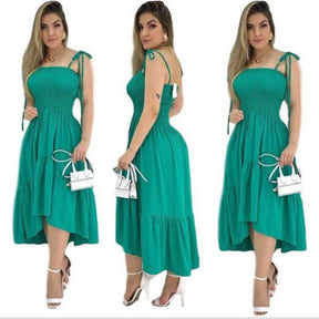 Vestido Longo Rodado Viscose Lastex no Peito Moda Verão + Frete Grátis + Envio Imediato + Brinde